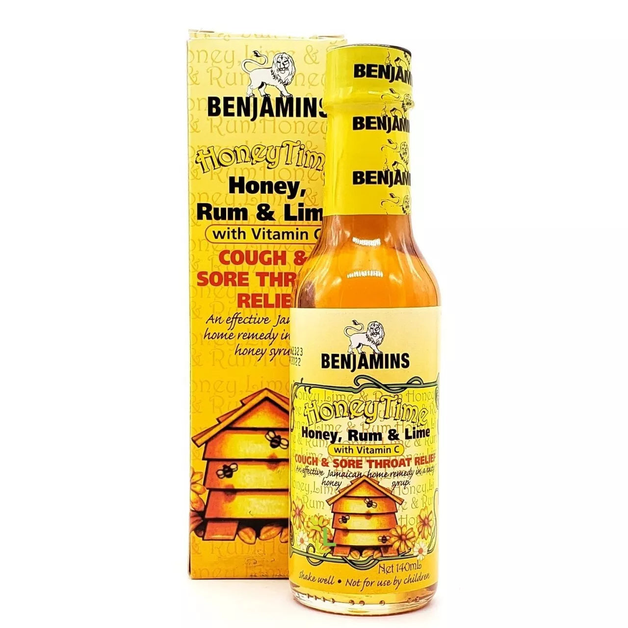 Benjamins Honey, Run & Lime with Vitamins C, 140ml
